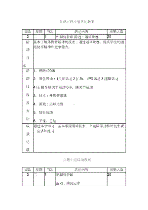 足球训练教案(DOC)(DOC 13页).doc