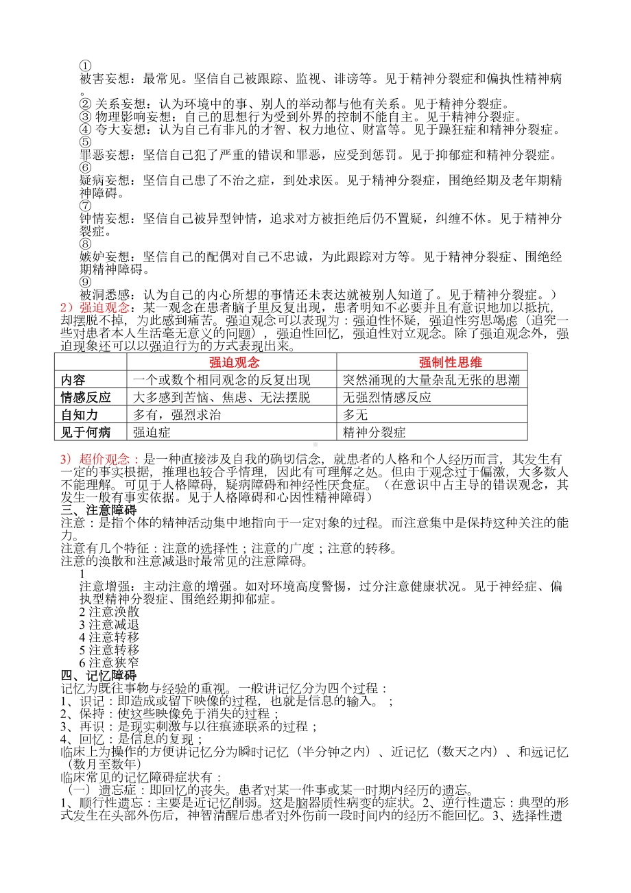 精神病学案例版考试重点(DOC)(DOC 13页).doc_第2页