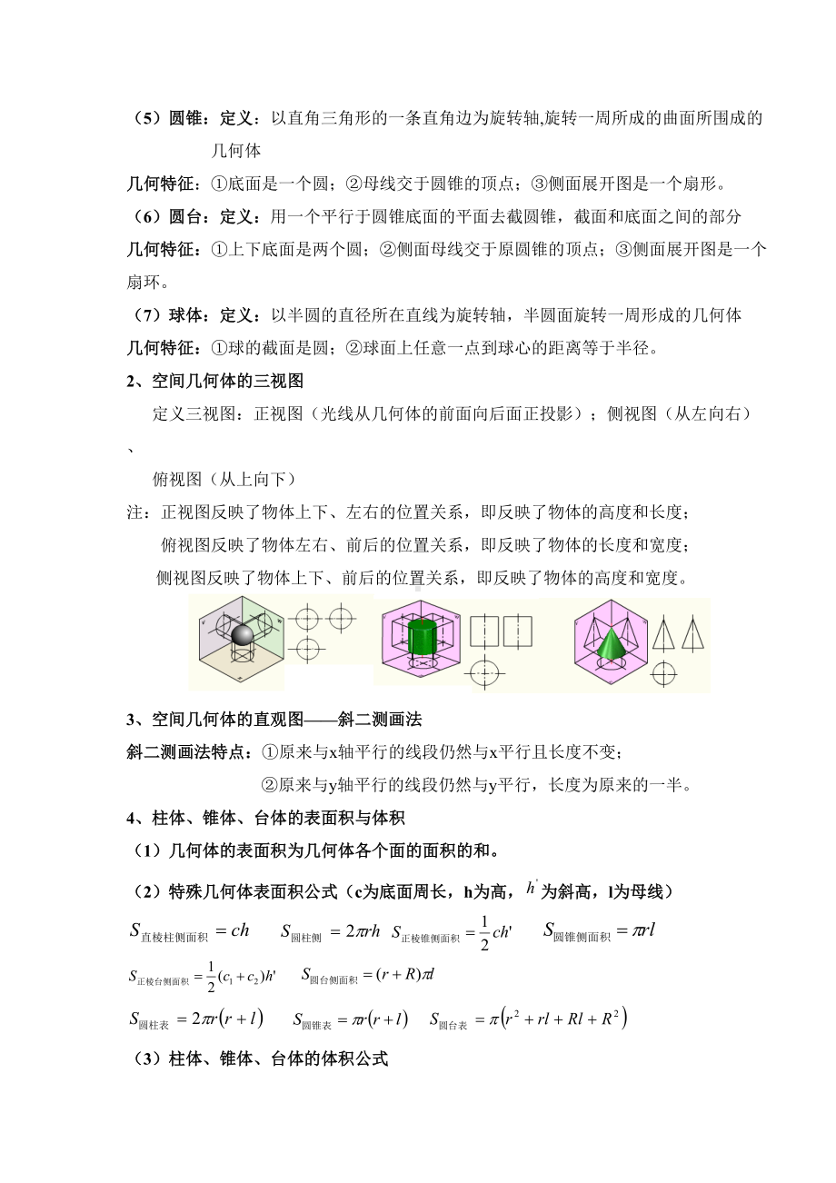 立体几何知识点总结(DOC 10页).doc_第2页