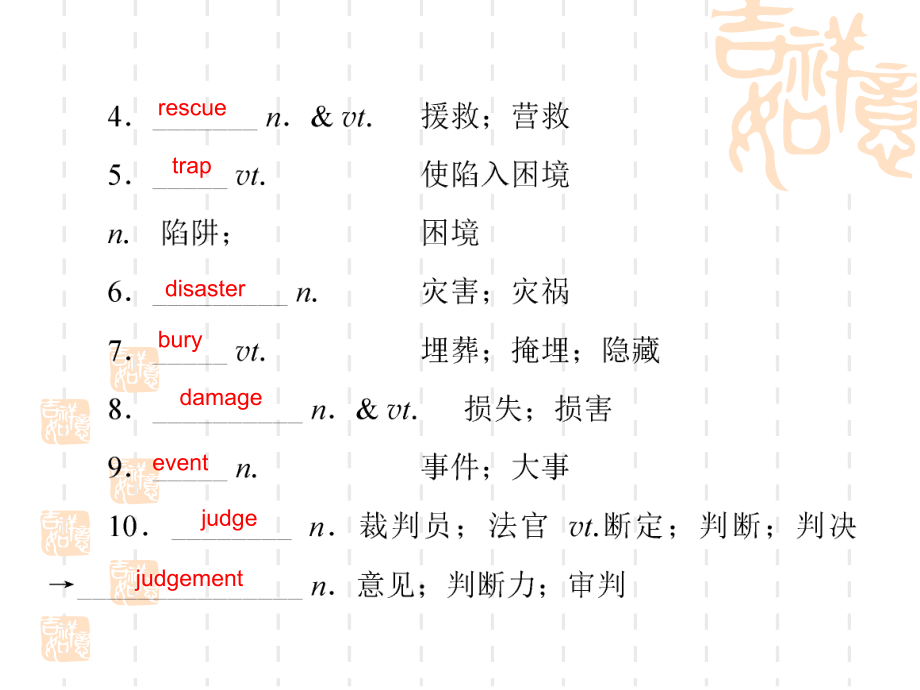 高三英语新课标一轮复习课件：第1部分-必修1-U.ppt_第3页