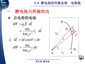 5-6 静电场的环路定理 电势能-1.ppt