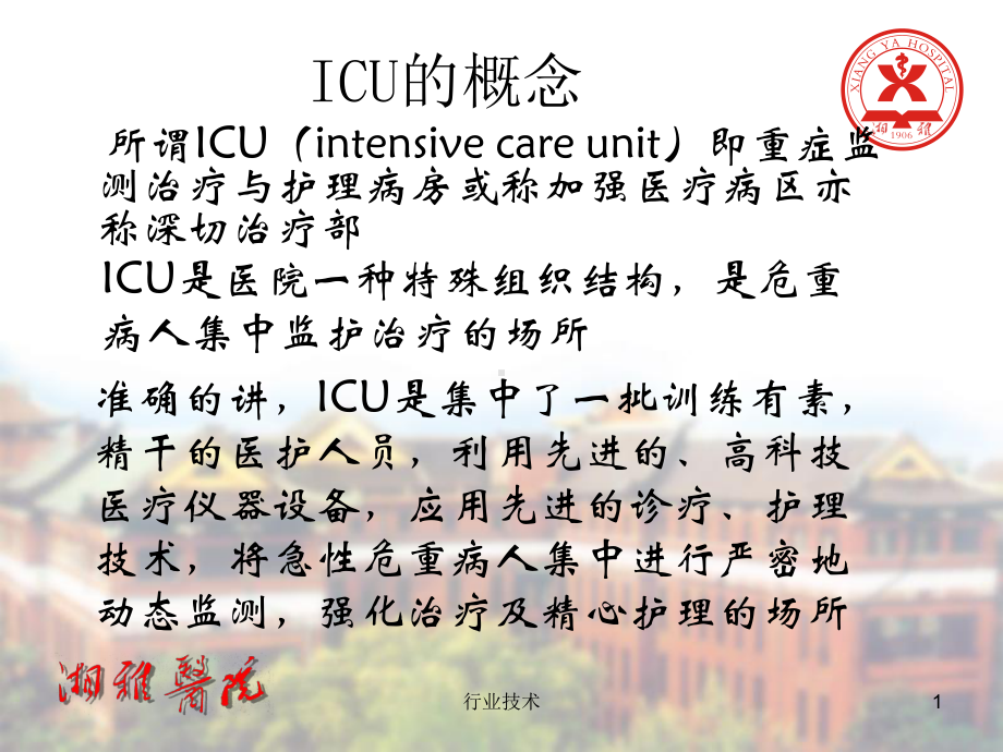 重症监护：ICU的设置与管理、危重病人监护、检测课件.ppt_第1页