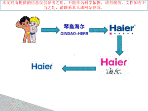 海尔发展历程专业知识讲座课件.ppt