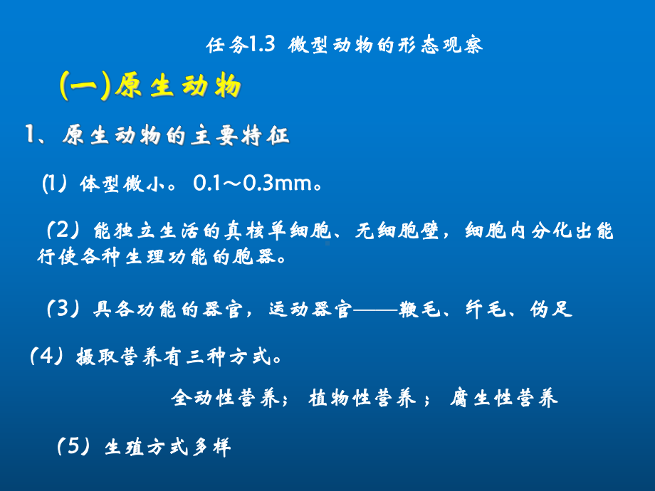 环境微生物学项目1-3-原生动物+后生动物课件.ppt_第1页