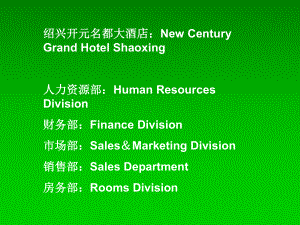 酒店工作英语课件.ppt