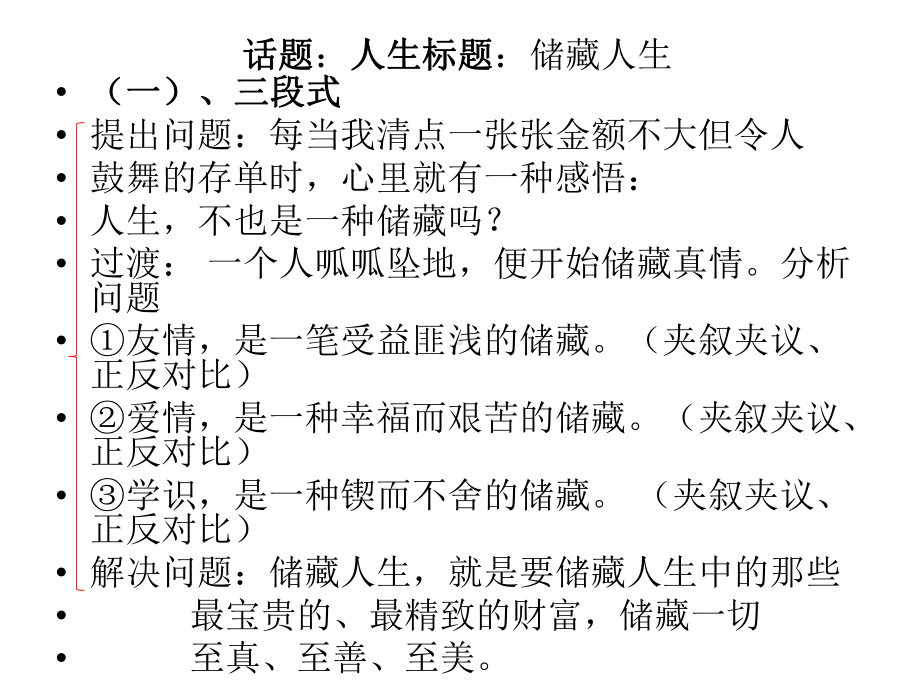 高考作文专题训练-思路与结构课件.ppt_第2页