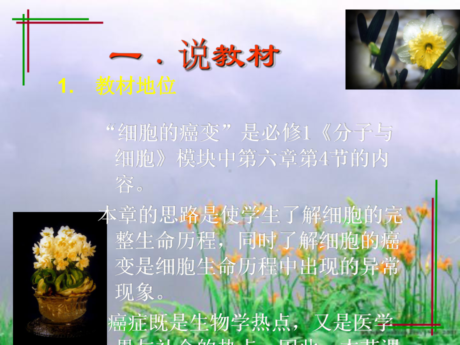 高中生物说课――细胞癌变课件.ppt_第2页