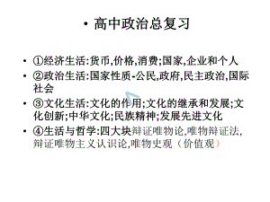 高考高中政治知识体系图表课件.ppt