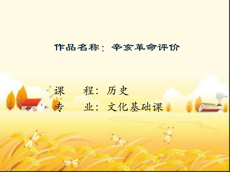 辛亥革命的评价-课件.ppt_第1页