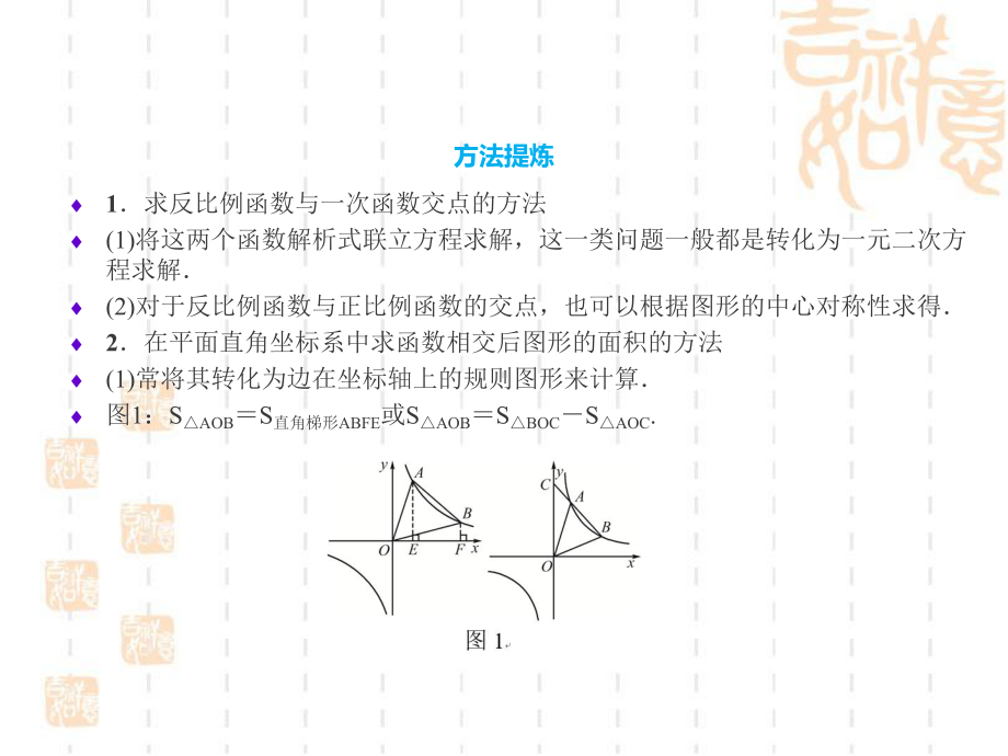 2020年四川省成都地区中考数学第二部分系统复习专题1一次函数与反比例函数(共32张PPT) ppt课件.pptx_第3页