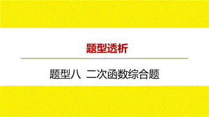 2022年中考数学总复习题型剖析 题型八 二次函数综合题 ppt课件.pptx