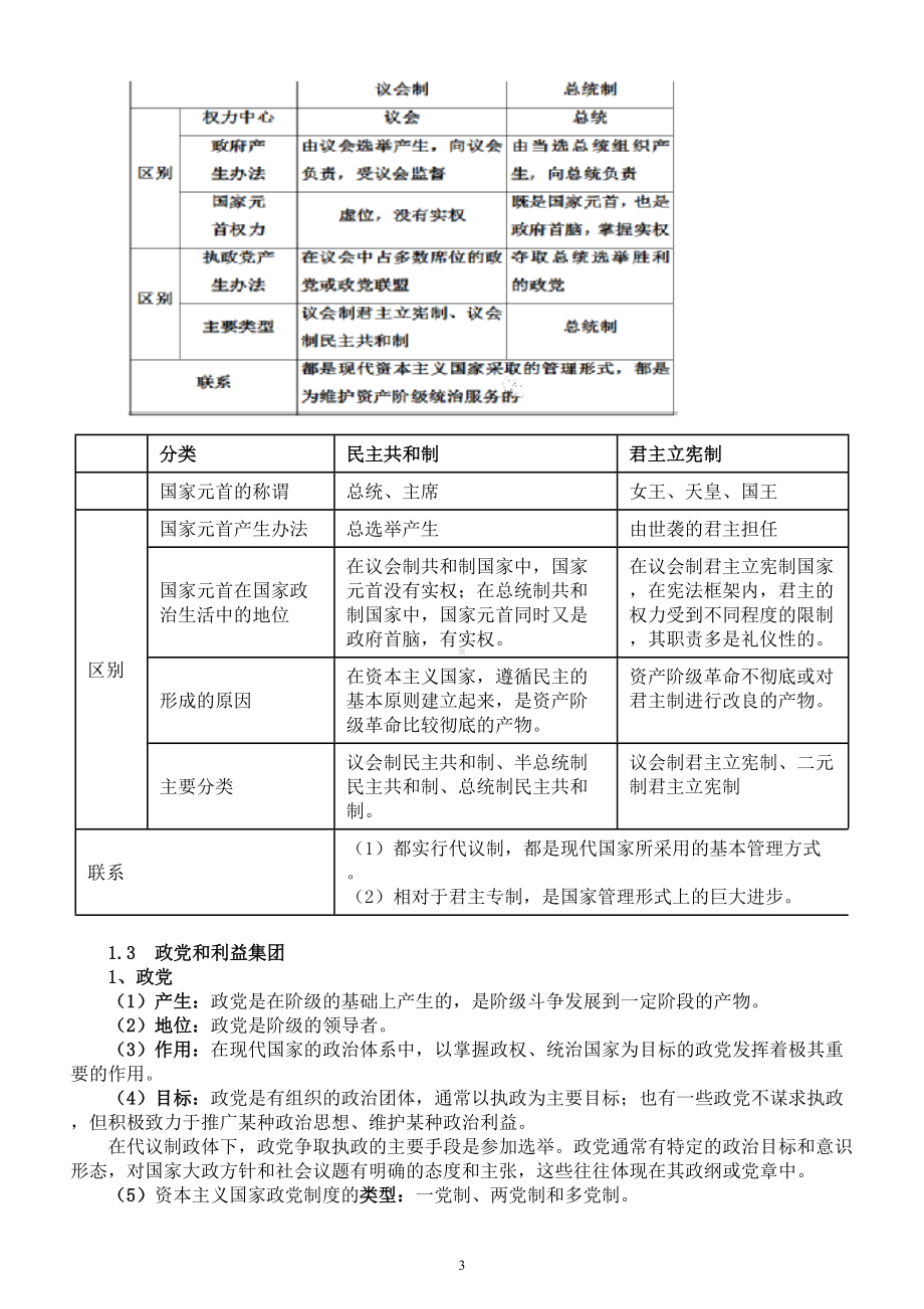 高中政治新教材选修一《当代国际政治与经济》知识点整理（2023春）.doc_第3页