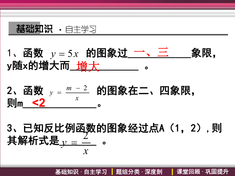 中考数学二轮复习-一次函数与反比例函数的综合运用 ppt课件(共22张PPT).ppt_第2页