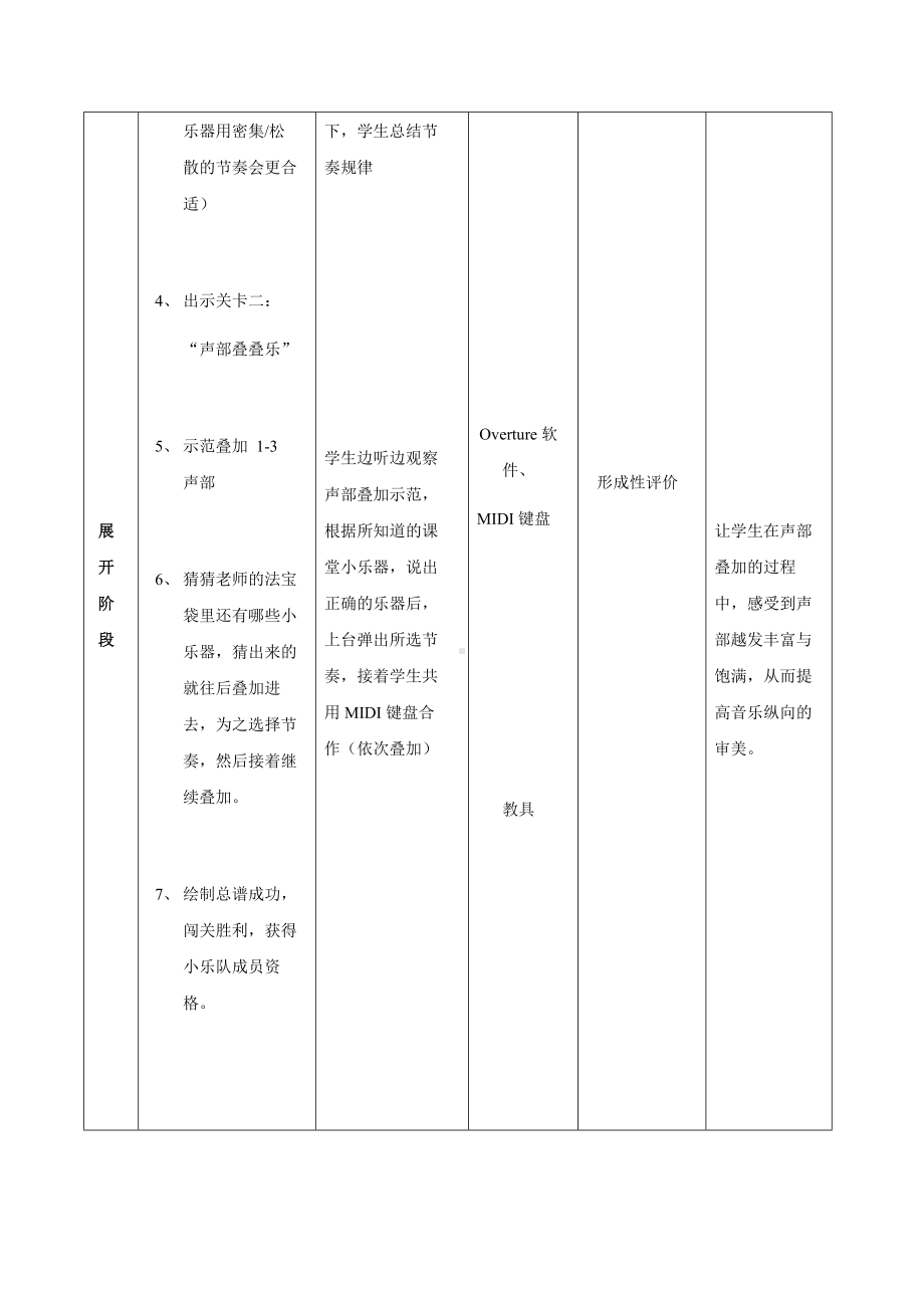 花城版二年级音乐下册二年级我们的小乐队 教学设计.docx_第3页