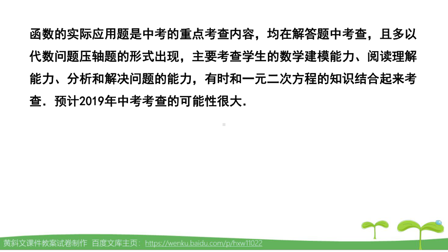 人教版2019中考数学总复习专题二　函数应用型问题(共46张PPT) ppt课件.pptx_第3页