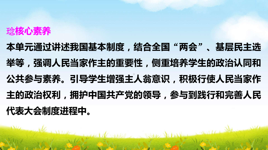 部编版八年级下册道德与法治第三单元 人民当家作主 复习课件134张.pptx_第2页