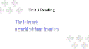 Unit3 The world online Reading 语言点（ppt课件）-2023新牛津译林版（2020）《高中英语》选择性必修第三册.pptx