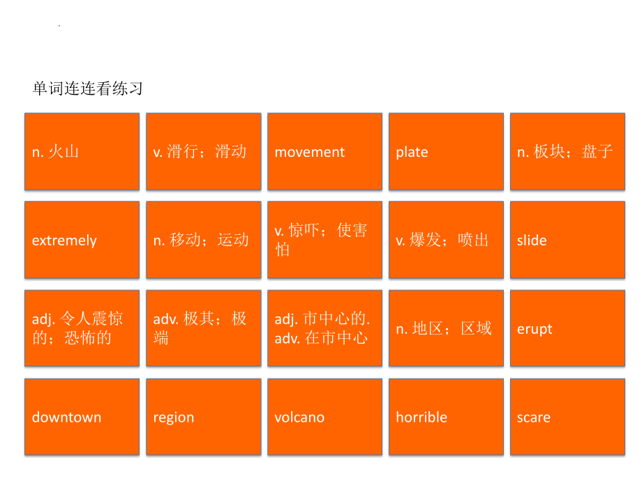 Unit 5 单词连连看（ppt课件）-2023新冀教版（2019）《高中英语》必修第一册.pptx_第1页