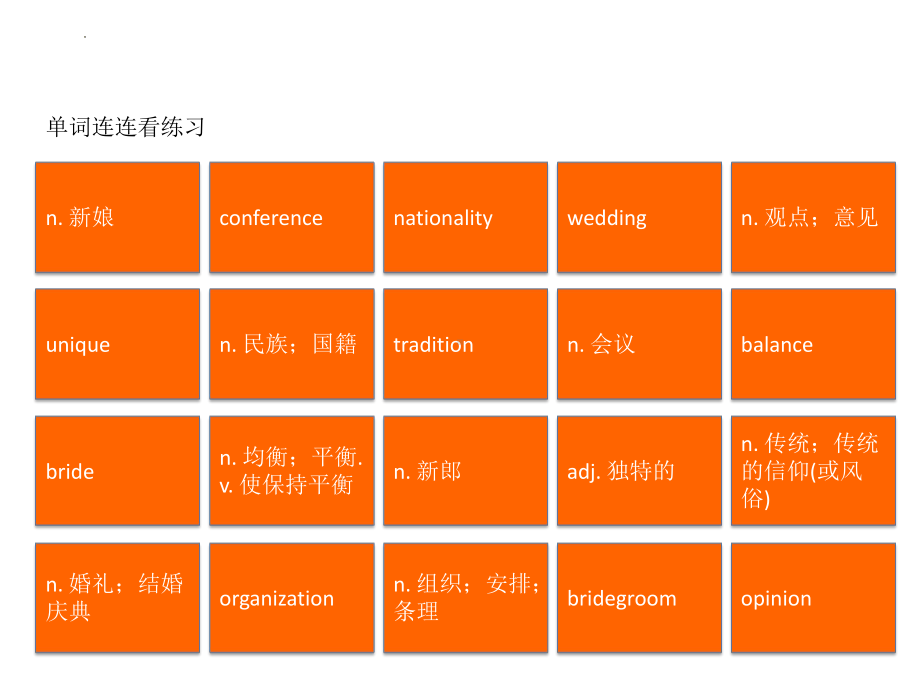 Unit 4 单词连连看（ppt课件）-2023新冀教版（2019）《高中英语》必修第一册.pptx_第3页