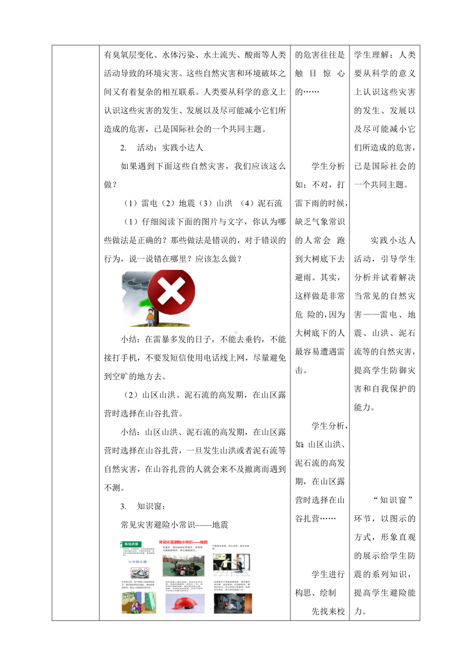 道德与法治六年级下册5 应对自然灾害 第2课时（教案）.docx_第2页
