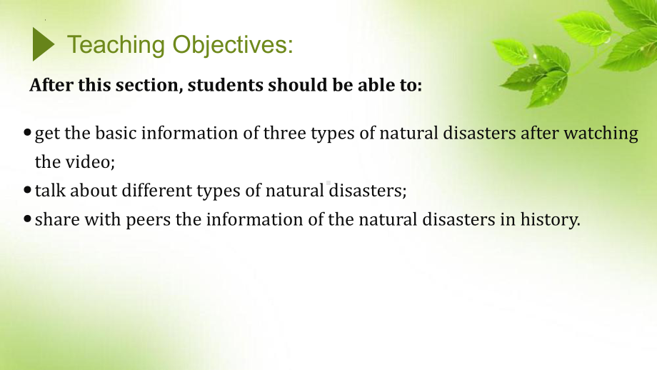 Unit2 Natural disasters Welcome to the unit （ppt课件）-2023新牛津译林版（2020）《高中英语》必修第三册.pptx_第2页