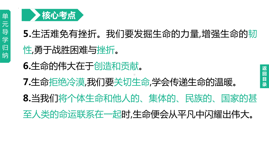 2023年道德与法治中考总复习一轮复习ppt课件：生命的思考.pptx_第3页