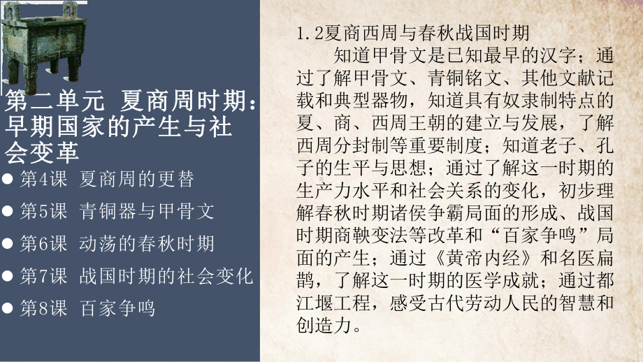 河南省2022年新课标中考一轮复习第二单元夏商周时期：早期国家的产生与社会变革复习ppt课件.pptx_第3页