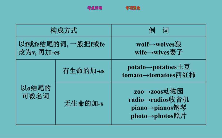 初中英语语法课件专题一名词.pptx_第3页