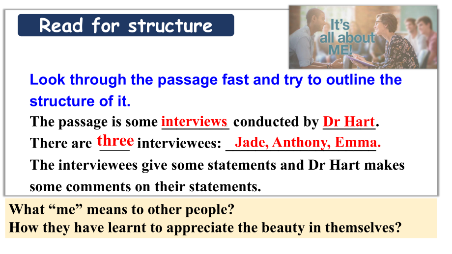 Unit 1 Face values Understanding ideas （ppt课件）-2023新外研版（2019）《高中英语》选择性必修第三册.pptx_第3页