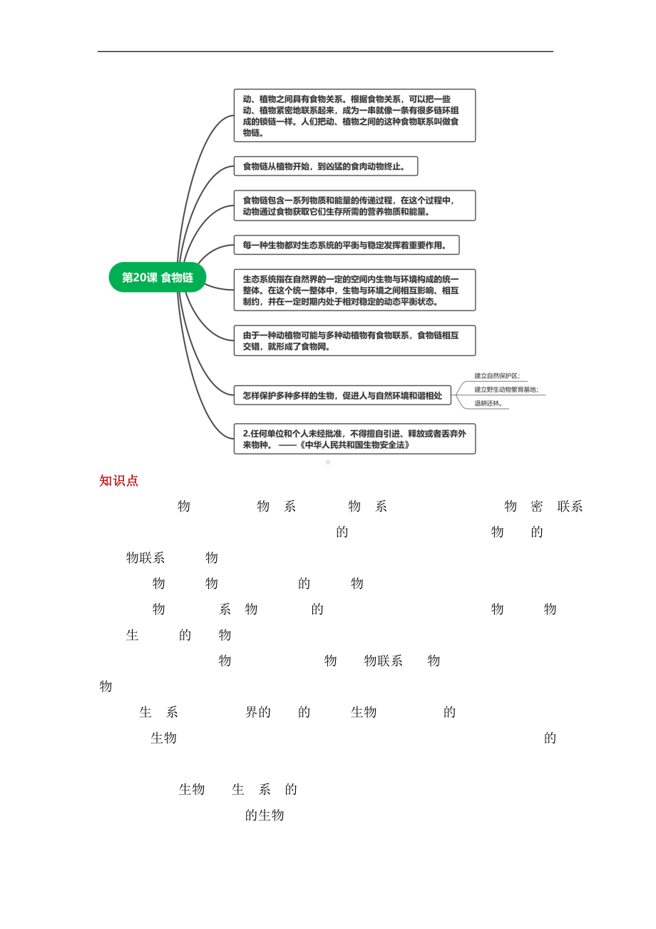 2023新青岛版（六三制）五年级下册《科学》第五单元 密切联系的生物界（知识点总结）.docx_第3页