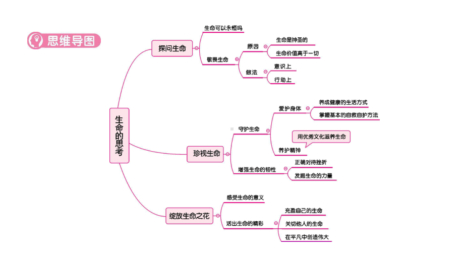 七年级上册第四单元 生命的思考 复习ppt课件-2023年中考备考道德与法治一轮复习.pptx_第3页