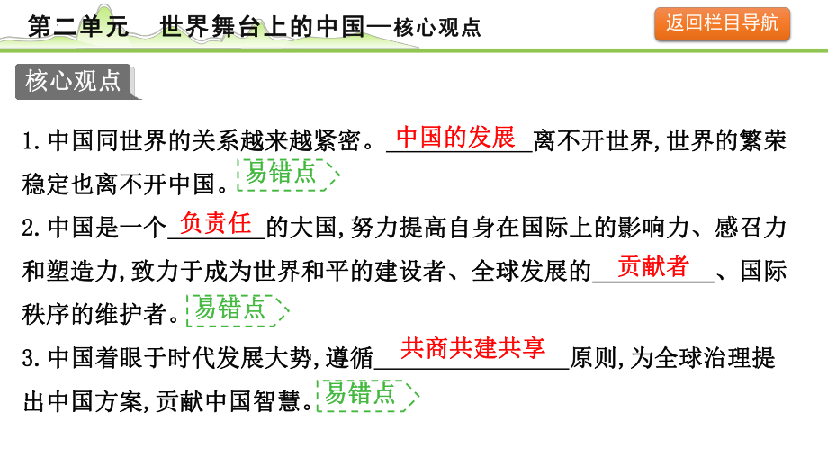 九年级下册第二单元 世界舞台上的中国 ppt课件-2023年中考备考道德与法治一轮复习.pptx_第2页