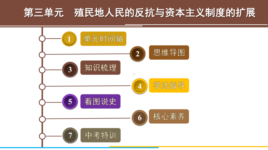 2022年中考广东省专用历史教材梳理世界近代史第三单元　殖民地人民的反抗与资本主义制度的扩展 ppt课件.pptx_第2页