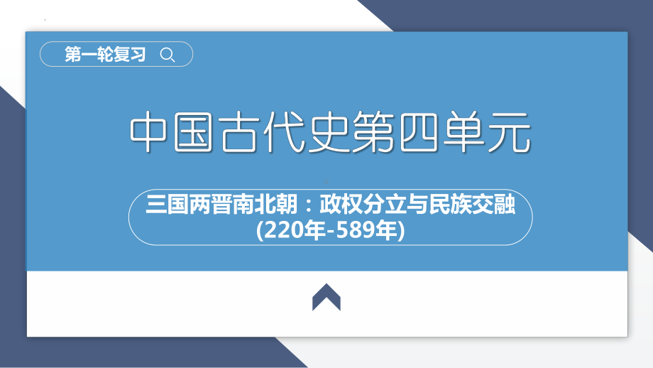 第四单元 三国两晋南北朝时期政权分立与民族交融ppt课件 2023年中考一轮复习中国古代史.pptx_第3页