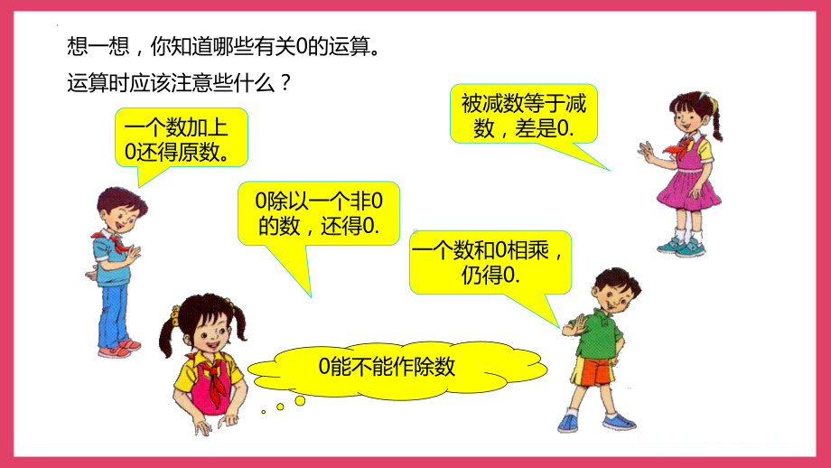 小学数学四年级下册-第一单元 5.有关“0”的运算（课件）.pptx_第3页