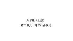 八年级上册第二单元 遵守社会规则 ppt课件-2023年甘肃省中考道德与法治一轮教材考点复习.pptx