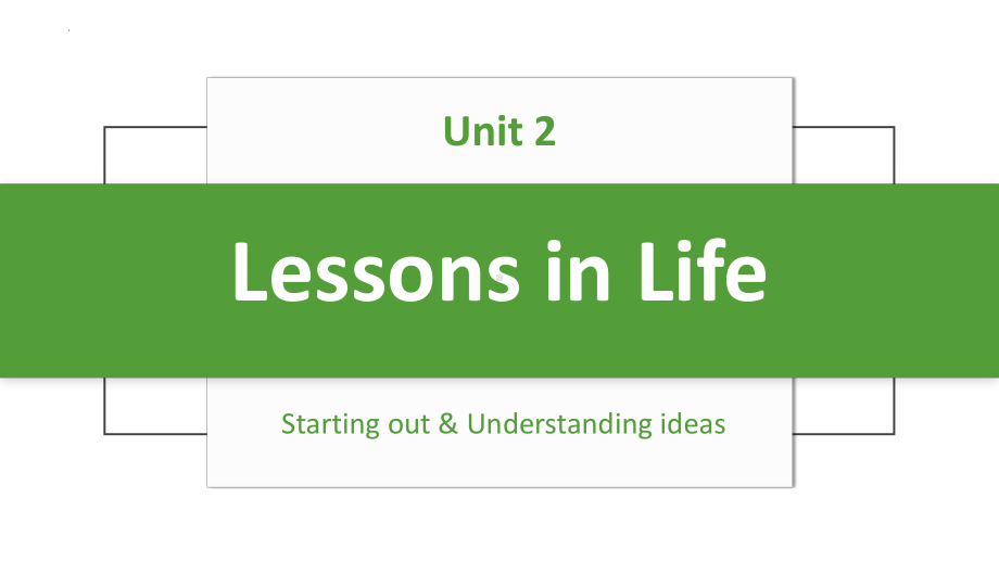 Unit 2 Starting out & Understanding ideas （ppt课件）-2023新外研版（2019）《高中英语》选择性必修第四册.pptx_第1页