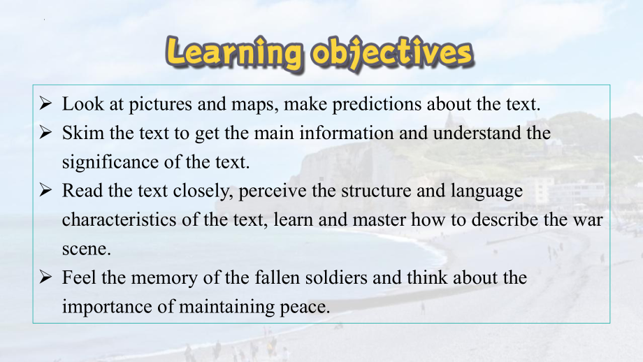 Unit 3 War and peaceUnderstanding ideas （ppt课件） -2023新外研版（2019）《高中英语》选择性必修第三册.pptx_第2页