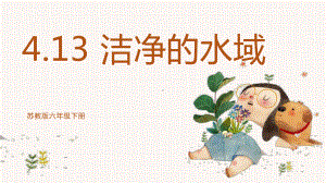 4.13.洁净的水域 ppt课件-2023新苏教版六年级下册《科学》.ppt