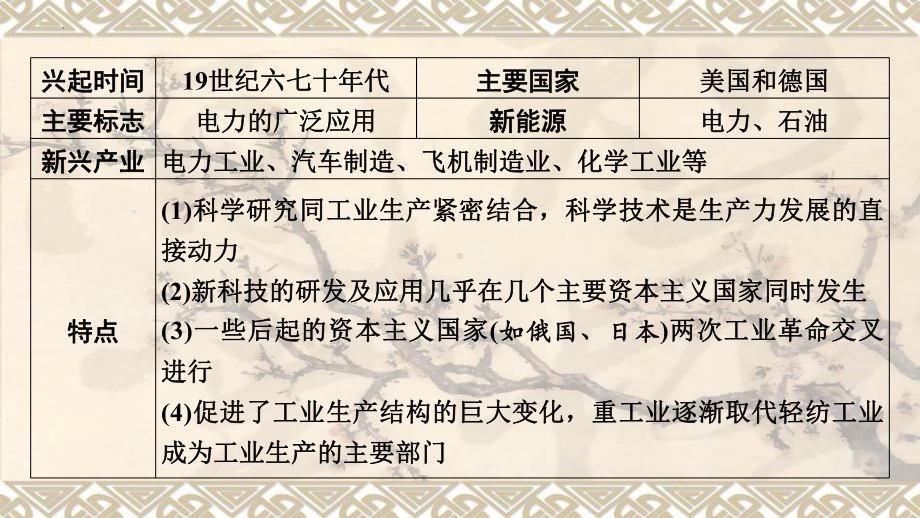 主题30 第二次工业革命和近代科学文化ppt课件 2023年安徽省中考备考一轮复习主题.pptx_第3页