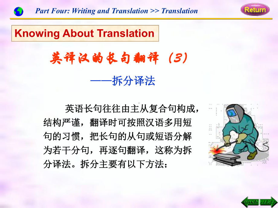 新编大学英语4课件N4课后翻译3英译汉的长句翻译（3）拆分译法.pptx_第2页