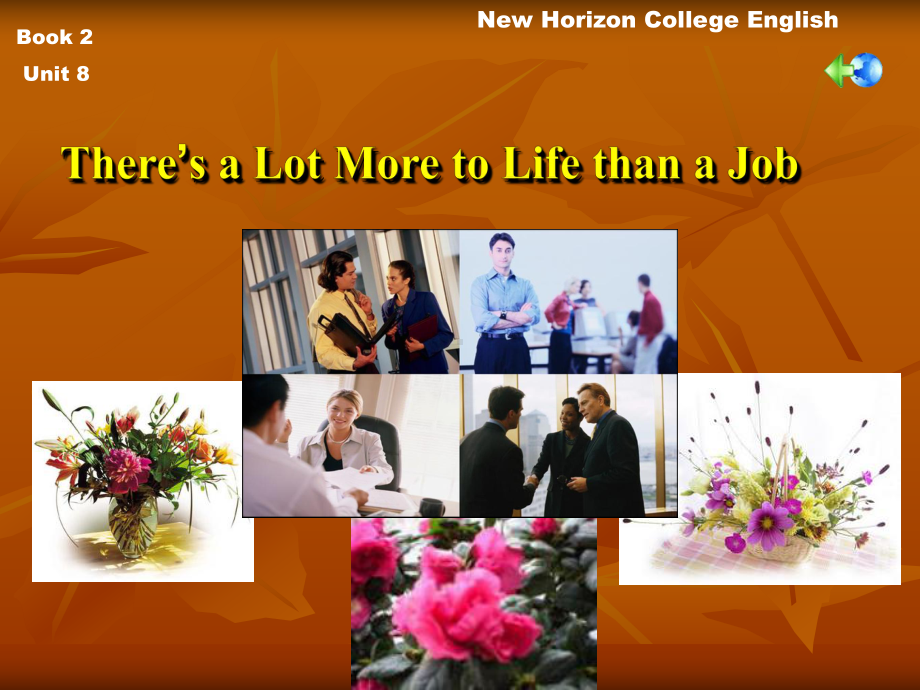 新视野大学英语课件第二册课件B2U8There’s a Lot More to Life than a Job.pptx_第1页