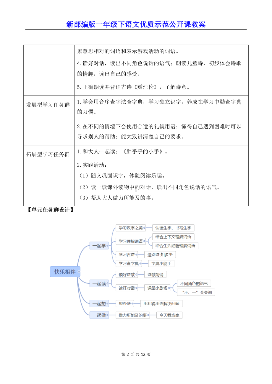 新部编版一年级下语文4《小公鸡和小鸭子》优质示范公开课教案.docx_第2页