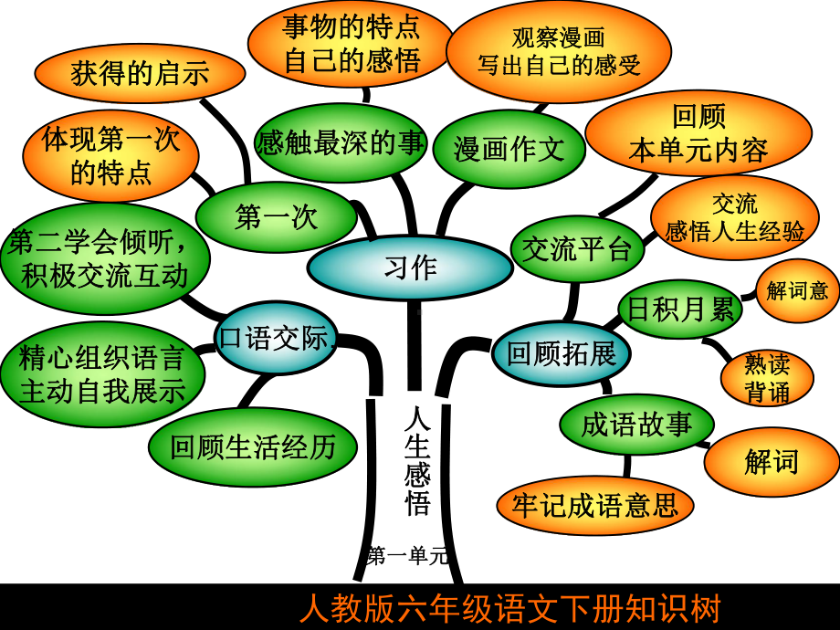 人教版六年级语文下册知识树 (2).ppt_第1页