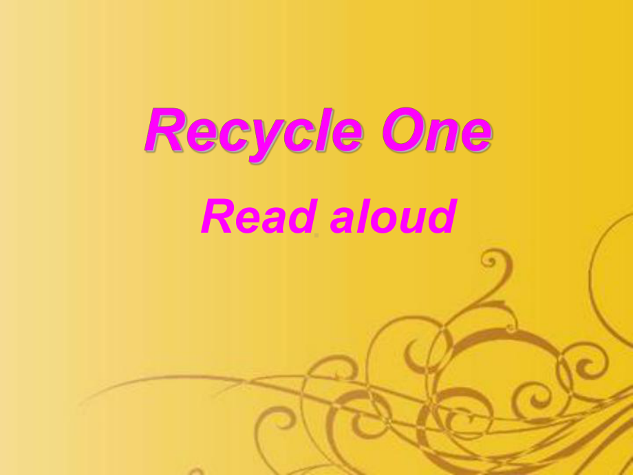 新版人教版小学英语四年级上册-recycle-1-第一课时-.ppt_第1页