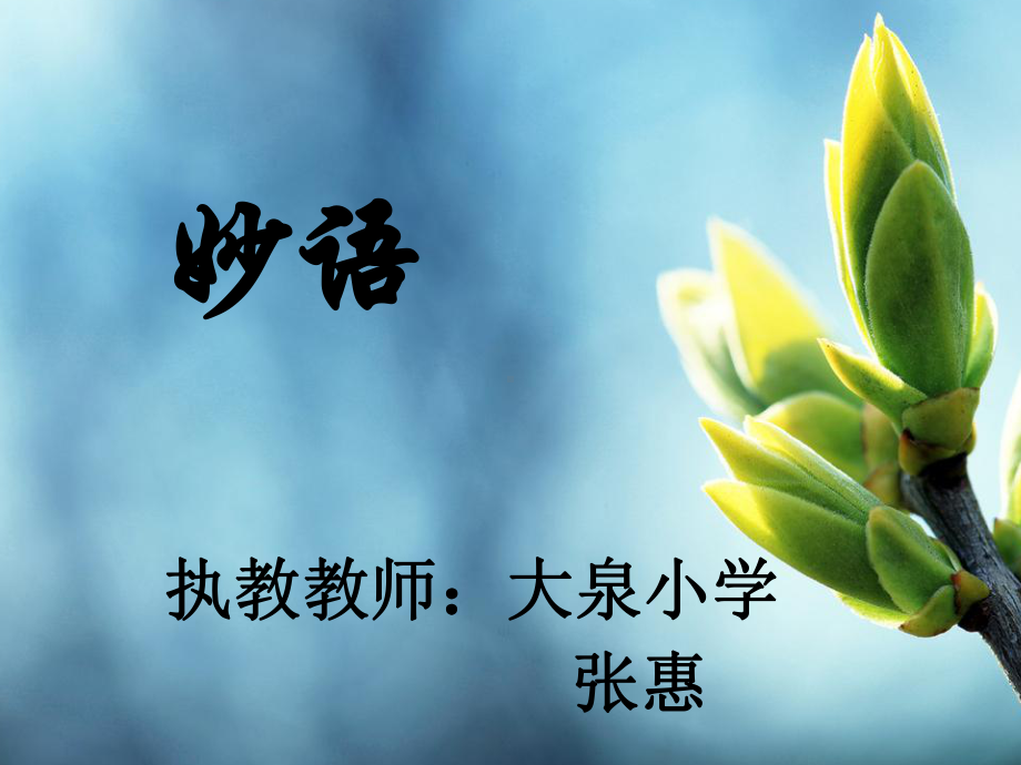 妙语张惠定稿.ppt_第1页