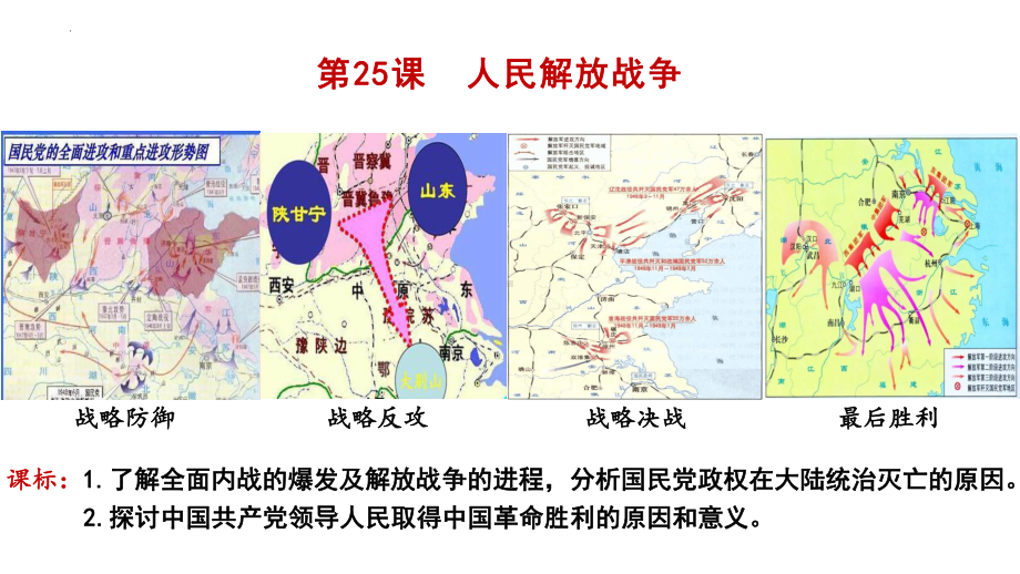 第25课 人民解放战争 同步教学ppt课件 (2)-（部）统编版《高中历史》必修中外历史纲要上册.pptx_第2页