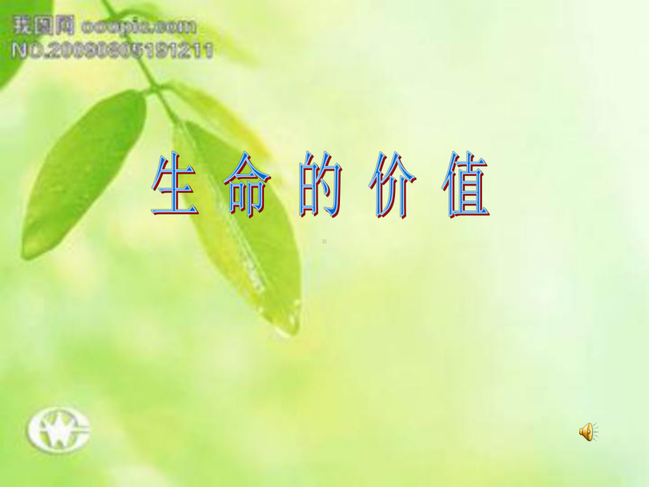 生命的价值（数字故事）.ppt_第1页