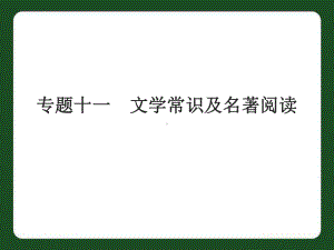 文学常识名著阅读.ppt