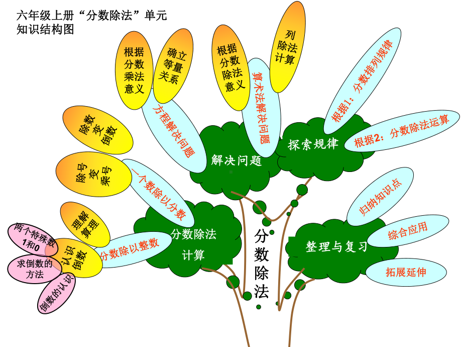 六年级数学知识树(分数除法).ppt_第2页